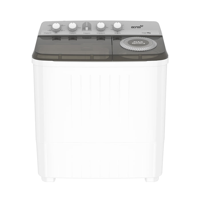 Lavadora Acros 16Kg ALD1645JE – Blanco con vistas grises Semi - automática